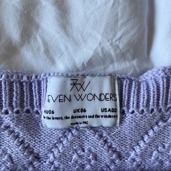 Lilac Knit Dress - Picture 7 of 8